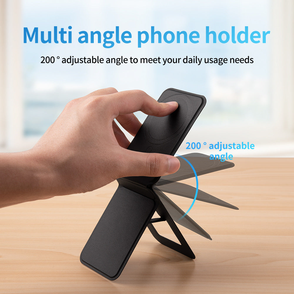 Magnetic phone holder card holder