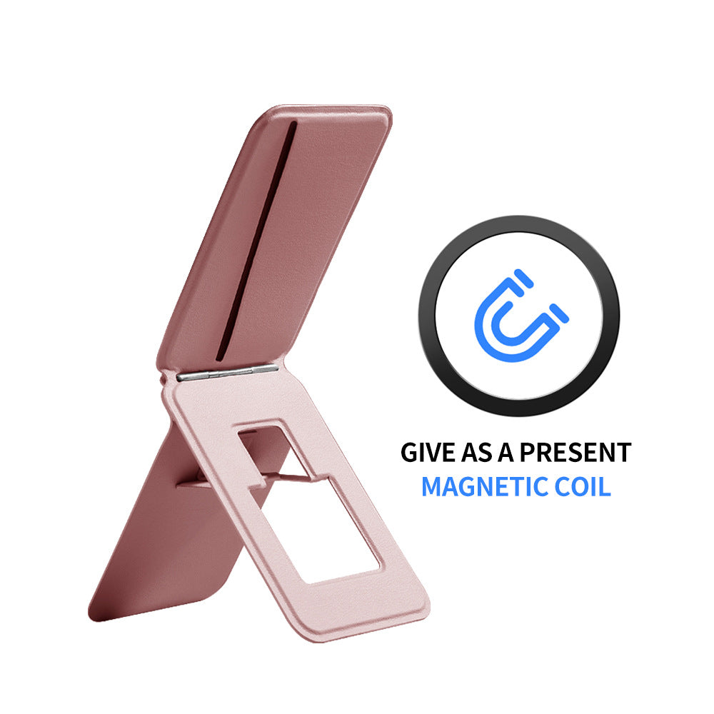 Magnetic phone holder card holder