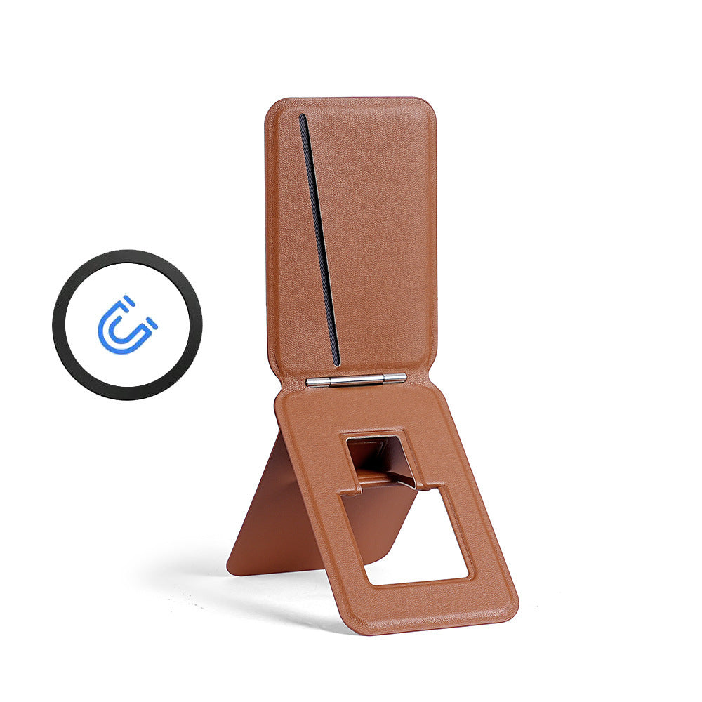 Magnetic phone holder card holder