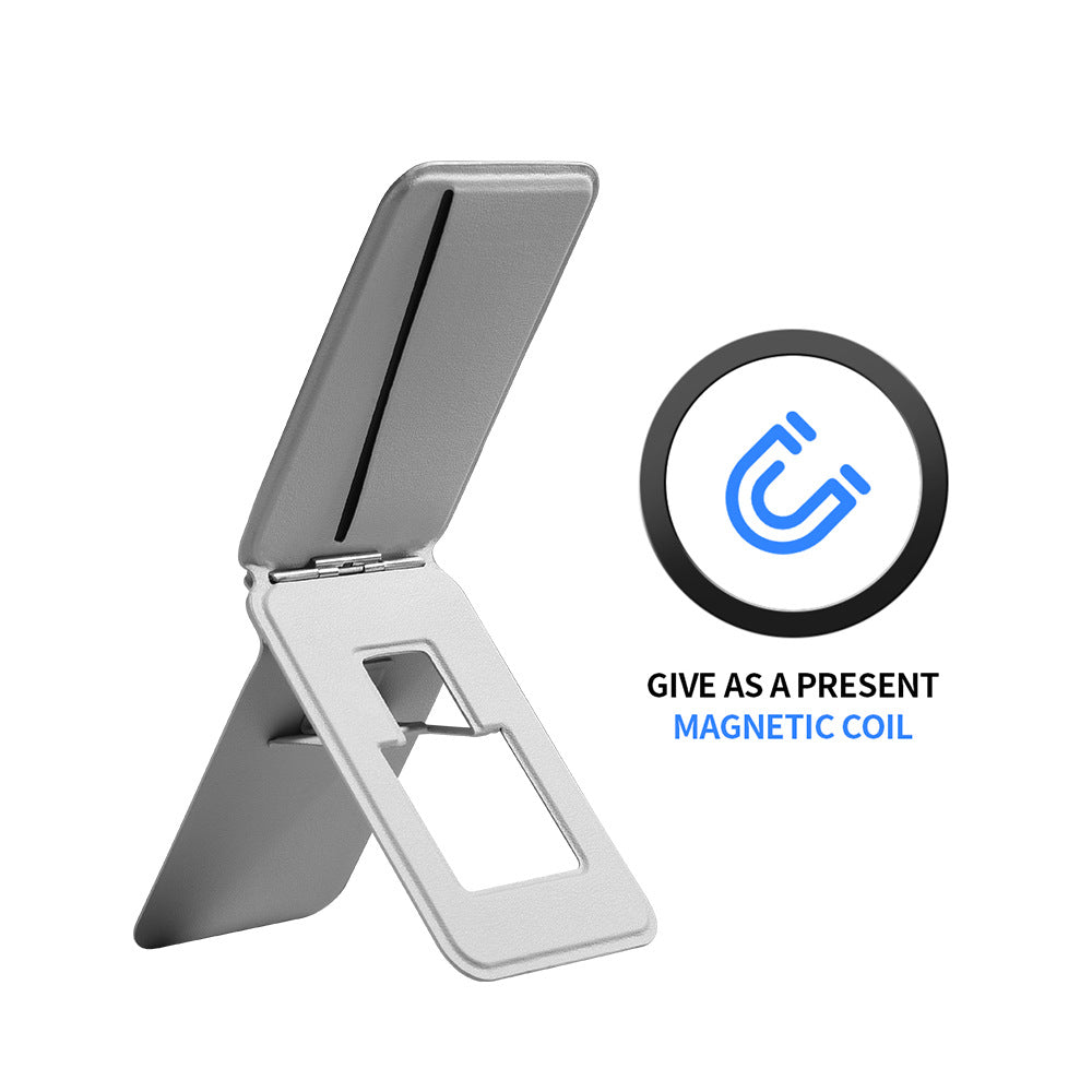 Magnetic phone holder card holder