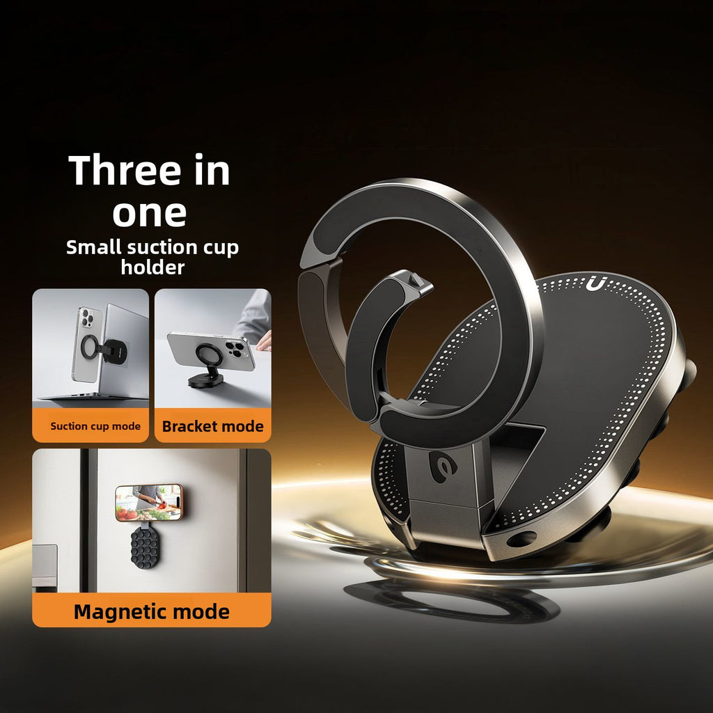 3-in-1 Suction Cup Magnetic Carabiner Phone Holder