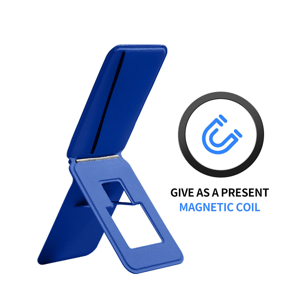 Magnetic phone holder card holder
